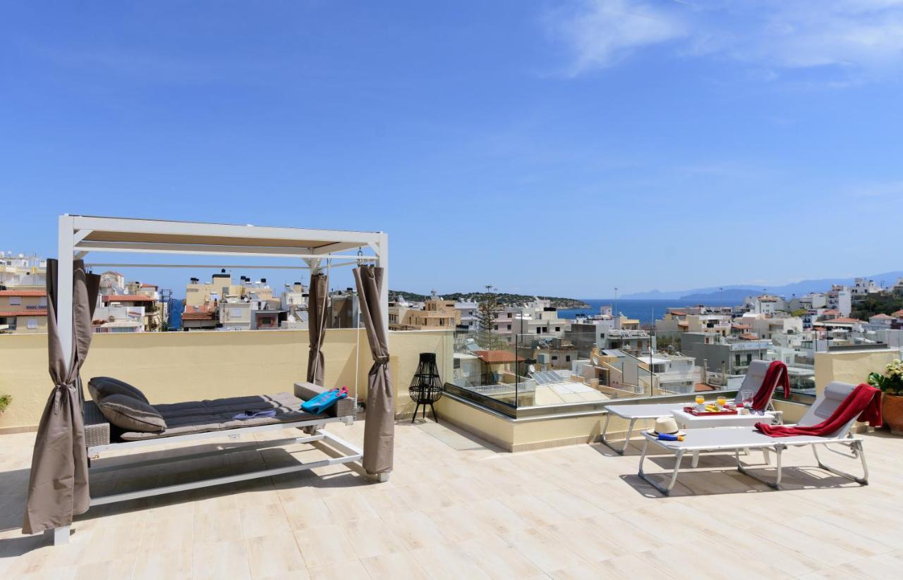 Luxury Lake View Center House Agios Nikolaos  Exterior photo